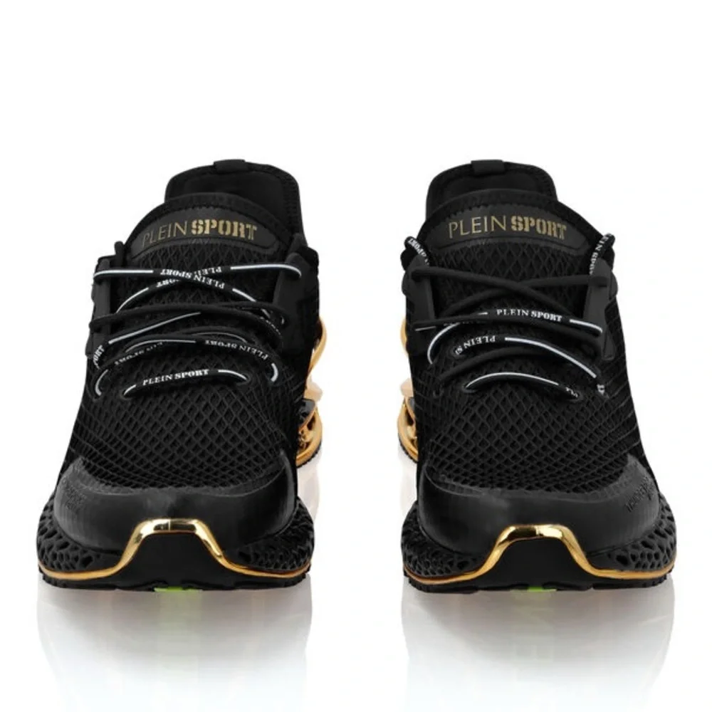 Philipp Plein Sport Thunder Force GenX 01 Black Gold Sneakers - Picture 5 of 12